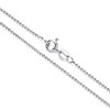 SA Chains 1mm Sterling Silver 925 Italian Diamond Cut Ball