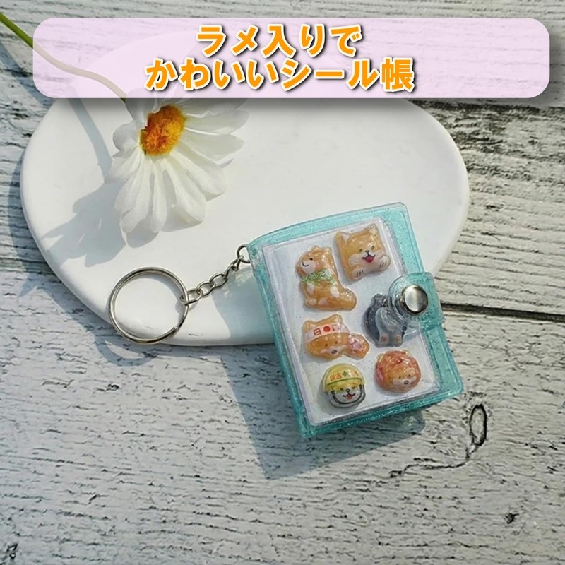 JP-SAKURA Sticker Notebook, Mini, Removable, Clear, Cute, Ledger, Girls, Sticker
