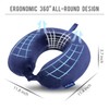 Fabuday Travel Pillow Memory Foam - Head Neck Support Airplane