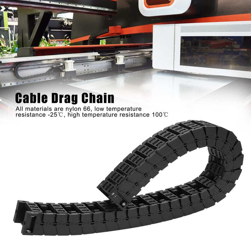 Cable Drag Chain Silent Series Removable Assembly Nylon Wire Carrier