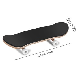 aiyraa Pro Fingerboard Mini Skateboard,Tech Deck Fingerboard skateboard,with Alloy Bridge and PU Box, Finger Boards Skateboards,Pressure Reduction, for Kids, Office Workers,and Students.