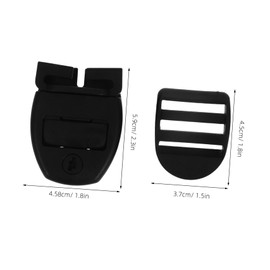 WOONEKY 4pcs Spa Cover Lock Clips Bath Tub Cover Latch Replacement Kit for Secure Installation and Reliable Spa Lid Locking