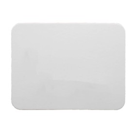 Flipside Two-Sided Magnetic Dry Erase Board, Plain/Plain, 9" x 12"