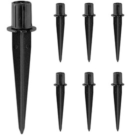 Metal Stakes Solar Lights Replacement Spike - Outdoor Ground Stake for Garden Lights Landscape Yard Pathway Patio Lamps Pole (Metal-6 Pack) - 0.78x5.36 inches