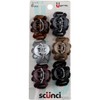Scunci Beauty Octopus Jaw Size 6pk Scunci Efforless Beauty 4cm