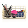 Metal Basket, Gold Storage Basket, Metal Wire Baskets, All-Purpose Basket,