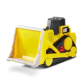 CatToysOfficial Cat Construction Tough Machines Toy Bulldozer with Lights & Sounds, Yellow