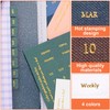 DC,CLISENCE 180pcs Monthly Tabs, Self-Adhesive Index Tabs for Planner, Colorful