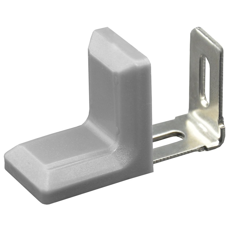 40 PCS L Shape Right Angle Corner Brackets,Shelf Bracket,Plastic Ourside