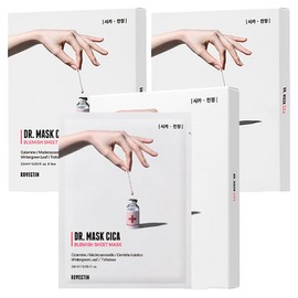 Rovectin Cica Soothing Mask Pack, 1 pack, 15 packs / 로벡틴 시카 진정 마스크팩, 1개입, 15개