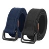 JASGOOD Men Canvas Belt Web Fabric Casual Work Belt with