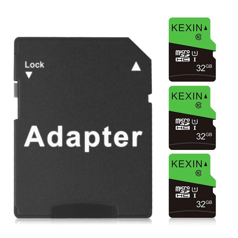 KEXIN Micro SD Card 32GB 3 Pack MicroSDHC Memory Card
