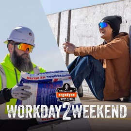 Ergodyne Skullerz AEGIR Anti Scratch Safety Sunglasses, Anti-Fog, ANSI z87.1