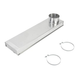 Whirlpool 4396037RP Genuine OEM Dryer Telescoping Vent Kit For Dryers Vent dryer vent hose dryer vent dryer hose dryer duct dryer vent kit Standard Size Stainless Steel 1 each