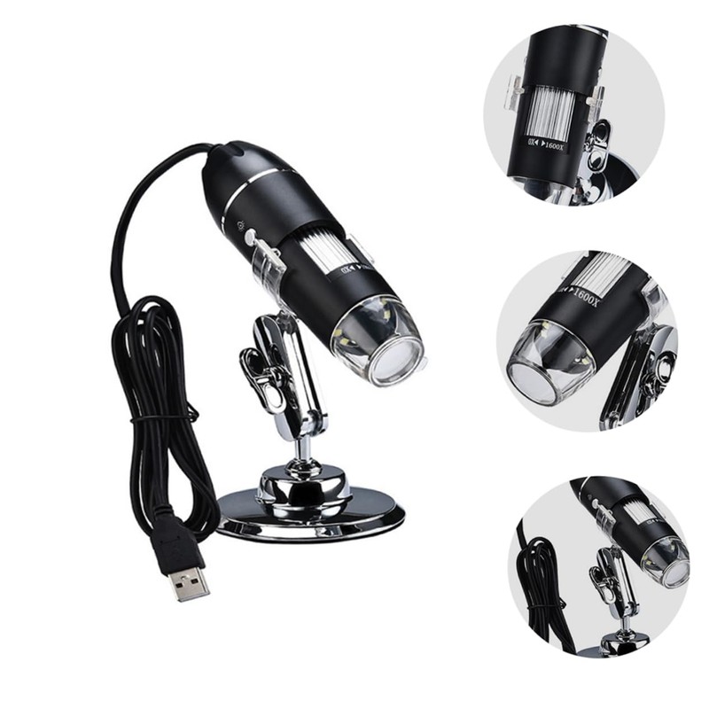 Operitacx Household USB Electronic Microscope High Definition Digital Microscope with
