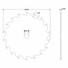 HM Circular Saw Blade Diameter 125 x 12.75 mm 18