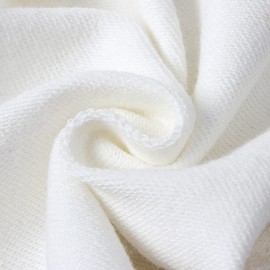 KISBINI Little Boys Cotton Sweatpant Elastic Sport Pant for Children White 13-14 Years