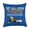 Get Well Soon Sport Baseball Athletes Feel Better Gifts Throw