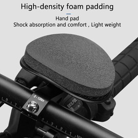 Bike Rest Handlebar, Almohadillas Acolchadas para Apoyabrazos de Bicicleta Tipo TT Bar en Aleación de Aluminio para Ciclismo de Larga Distancia