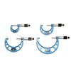 Shars Precision Solid Metal Frame Outside Micrometer Set (0-100mm 4