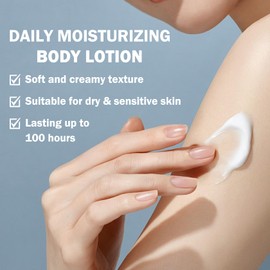 Goat Milk Body Lotion,Hydrating Body Lotion for Dry Skin,Body Care Moisturizer,Moisturizing Body Cream for Women and Men,All Skin Type,Nourishing Cream, 17.5 fl oz