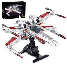 JTBBOY Space War Fighter Building Set for Adults, Plane Building Toy, Collectible for Build and Display, Office Decor, Gift Toy for Movie Fans Kids Boys Girls, Birthday Easter