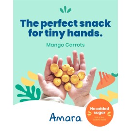 Amara Organic Baby Yogurt Melts Sugar Free Snacks Healthy Plant Based 6 Pack 1 Ounce