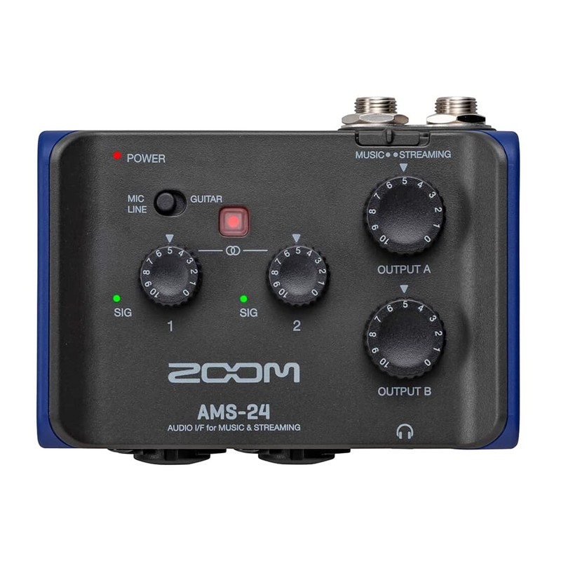 Zoom AMS-24 Audio Interface + Keepdrum Headphones