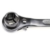 DYWISHKEY 19/22mm Scaffold Podger Ratchet Spanner Site Ratcheting Socket Wrench