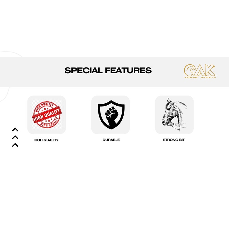 AK D-Bit with Cooper Roller Mouth with Single Joint Horse