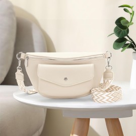 Atgbiem 2025 Bum Bag Women's Shoulder Bag Small Crossbody Bag Small Handbag Beautiful Birthday Gift for Women, beige