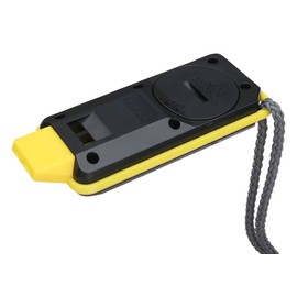Pedometer with Emergency Whistle FB-738 Pedometer with 3D Sensor, Black