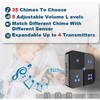 Driveway Alarm Motion Detector 1/2 Mile Long Range Outdoor Weather