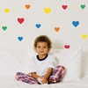 Stickerscape Rainbow Heart Wall Stickers Perfect for A Childs Bedroom,