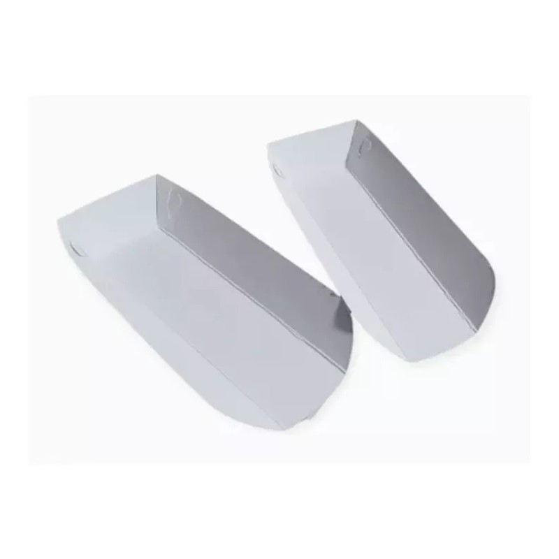 Charola-hotdog Charola Para Hot Dog De Carton 50 Pz Blanco