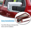 AUCERAMIC Chrome Mirror Covers Fit for Ford F150 2021-2024 Side
