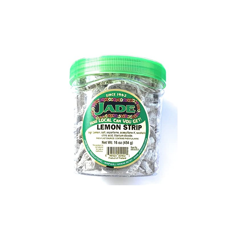 Jade Dried Lemon Strips/Peel(BIG JAR)