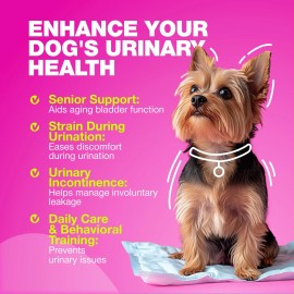 UD_Dog UTI Treatment   Dog Cranberry Supplement for Urinary Tract Bladder & Kidney Health Incontinence Support   Bladder Control
