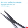 CRAZY SHARK Long Nose Fishing Pliers Hook Remover Tools 11