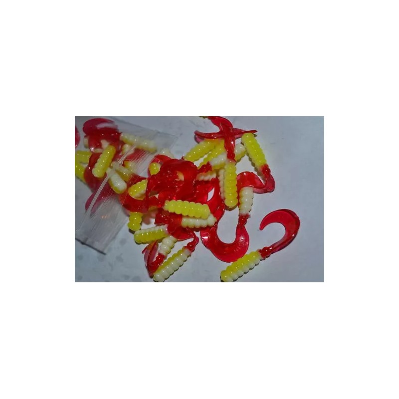 southern pro PRO CRAPPIE 2" GRUBS LURE GRUBS BASS PERCH