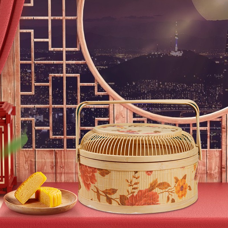Rattan Small Bamboo Basket Hand Woven Children's Bamboo Woven Straw
