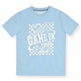 Sleep On It Boys Pajamas Shorts Set 2 Piece Pajama T-Shirt and Short Sets Summer Sleepwear for Kids