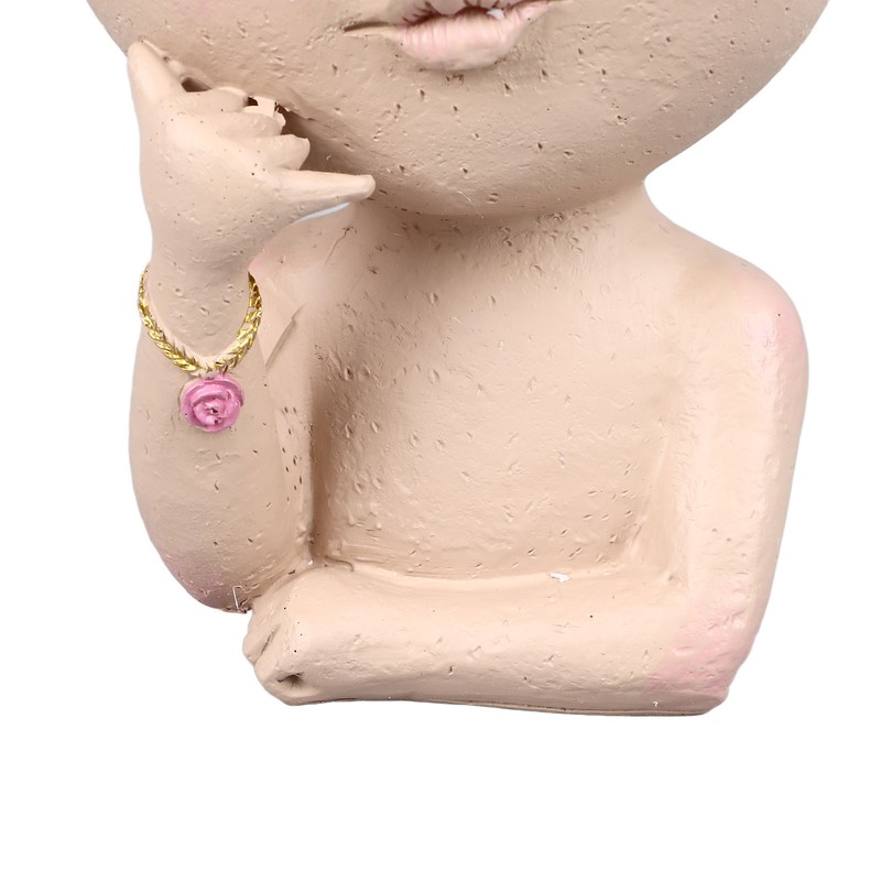 Face Planter Pots Resin Home Head Planter Face Flower Pot