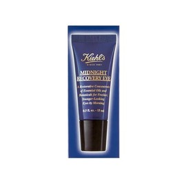 Kiehl's Midnight Recovery Eye Treatment, Crema de Ojos, Para Ojeras e Hinchazón, Suaviza Debajo de los Ojos, Con Aceite Esencial de Lavanda, 15 ml