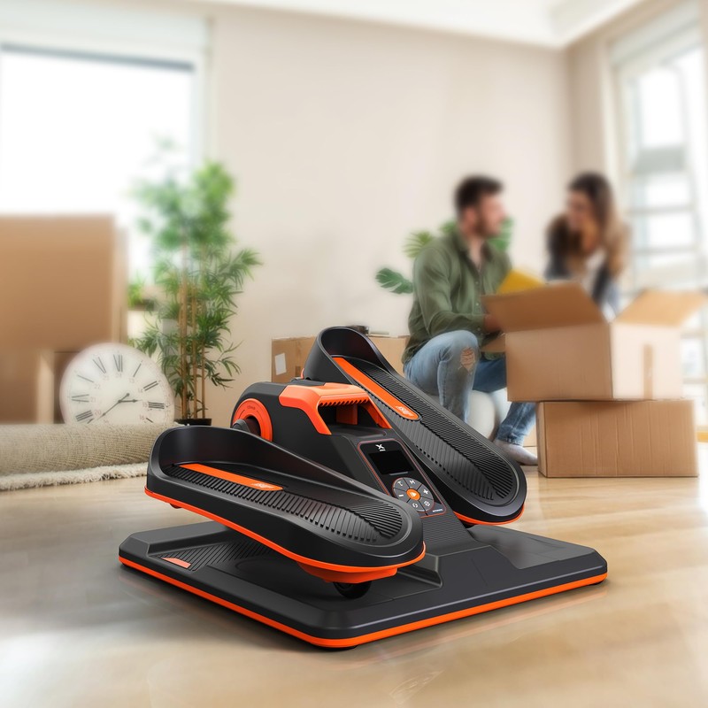 UPREIGN Under Desk Elliptical, Portable Seated Elliptical Exercise Machine, with