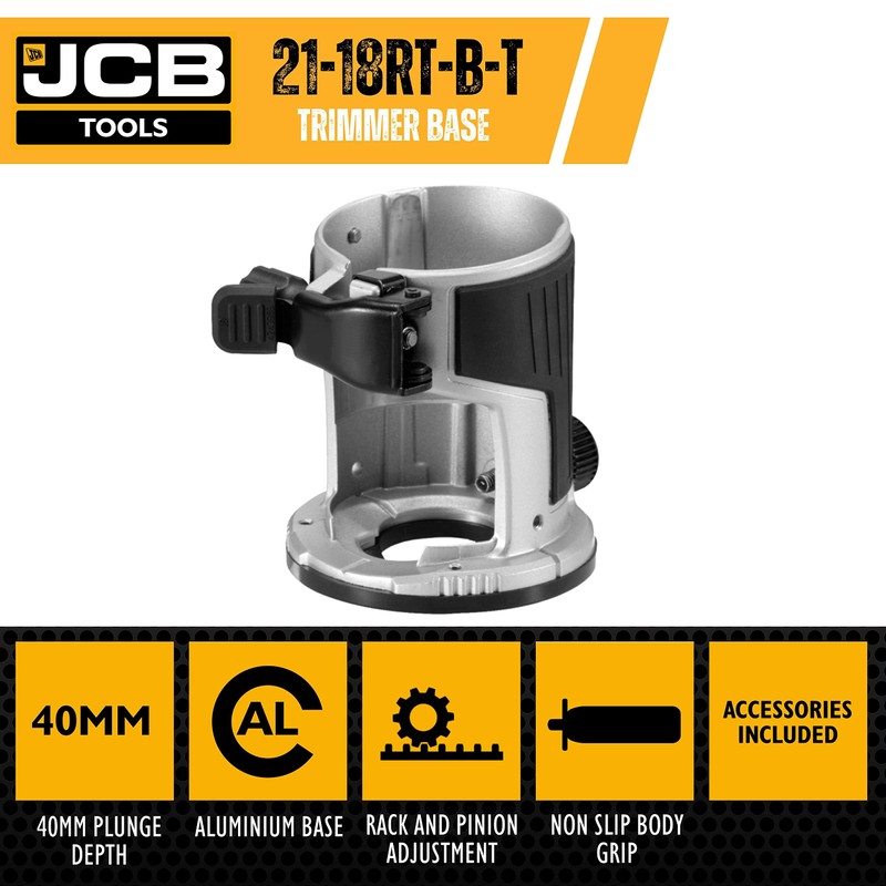 JCB Trimmer Router Base for Use with 18v Router with