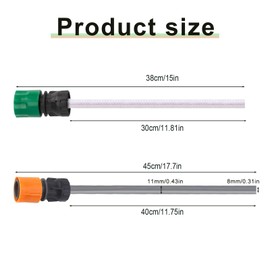 Aepiraza Pressure Washer Bottle Adapter, 6Pack Universal Pressure Washer Bottle Cap Connector Compatible with RY120350, RY120352K WA1761, WG629E, WG629E.9, WG629E.M, WG629 Bottle Cap Connector