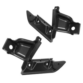 JMTAAT Pair Grille Brackets Compatible with 2009-2011 Honda Civic DX EX EX-L LX Si Coupe Replacement for HO1207108 HO1207107 71129SVAA50 71124SVAA50 Grill Support Black Plastic(ABS) Left & Right Side