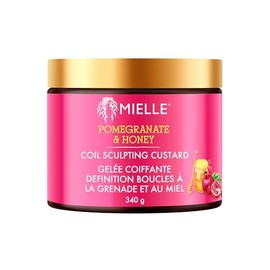 Mielle Pomegranate & Honey Curl Cream - Coil & Curl Defining Hair Cream for Type 4 Hair - Hydrates, Controls Frizz, Conditions & Adds Shine, 340 ml (Pack of 1)
