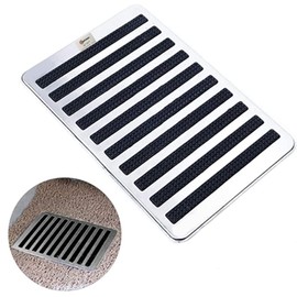 kashaipu Alfombrilla de pie de metal para reposapiés con pedal, apta para el interior del coche/camión, antideslizante, universal, kit de almohadillas para pies